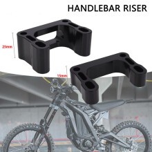Motorcycle 15mm Handlebar Riser Raiser Adaptor for Sur-Ron Sur Ron Lightbee Light Bee X S L1E X260