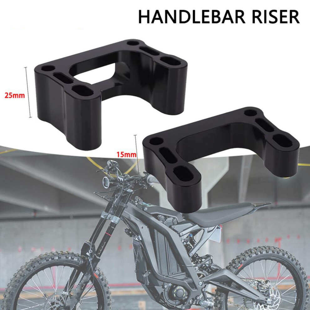 Motorcycle 15Mm Handlebar Riser Raiser Adaptor For Sur-Ron Sur Ron Bee Bee X S L1e X260 Light 4712061825299