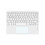 10inches Touchpad  Keyboard Compatible with Windows, IPadOS, Android, and IOS English White 1