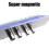2 Pcs  Magnetic Sockets Storage Rack 1/4 Inch Plastic Socket Display Holder Kit Professional Metric Tools Organizer 8