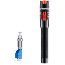 Kit de Teste de Fibra Óptica VFL de 50 MW e Alcance de 80 A 100 - Inclui Adaptador FC Macho para LC Fêmea Monomodo de 9/125 Μm