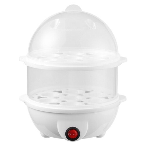 Automatic Double Electric Egg Streamer Custom Auto-Power Off  Kitchen Breakfast Machine US Plug