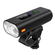 Phare de Vélo Rechargeable, Fixation Étanche à Dégagement Rapide, Éclairage Latéral pour la Route, les Trajets Domicile-Travail et les Sorties