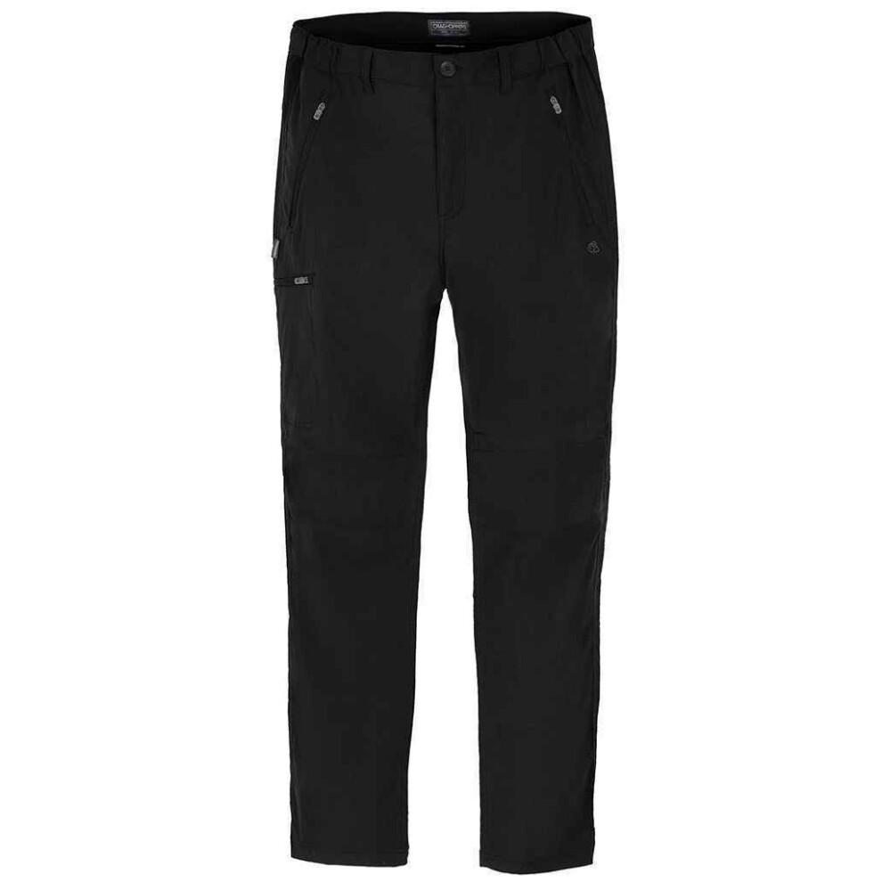 Craghoppers (38R, ) Mens Expert Kiwi Pro Stretch Hiking Trousers Black