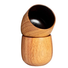 2 Pcs Charred Wooden Bourbon Drinking Glass Bourbon Gifts for Men Whiskey Glasses for Dad Great Whiskey Gifts