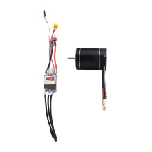 Motor Sin Escobillas de Alta Velocidad 3650 4300KV y ESC Sin Escobillas de 75A para Arrma para Hsp Redcat Rc4wd para para Axial Scx10