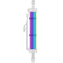 ARGB-Verlengkabel 8-Pins LED-Strip PCIE GPU-Verlengkabel voor Moederbord, Computervoeding, Wit