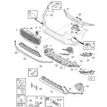 Front Fog Light Bracket (Right)31425182 for XC60