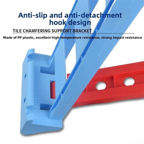 Professional Tile Chamfering Tool, Adjustable Angle Support Bracket, Anti-Slip ABS Construction, Compact Design 1