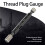 Steel Thread Plug Gauge Metric Internal Threads - Manual Inspection Quality Control (M10x1.5) 5