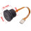 Runder USB-Typ-C-3.1-Einbaustecker (Buchse auf Stecker) mit PFC-Flachkabel, Industriegewinde, 20 cm 7