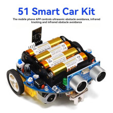 51 MCU  Car DIY Kit  Obstakelvermijding Autovolgsysteem Afstandsbepaling Robot Programmeerbare DIY Auto Kit