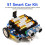 51 MCU  Car Diy Kit Ultrasonic Obstacle Avoidance Car Tracking Ranging Robot Programming Diy Car Kit 4