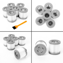 7Pcs HEPA Filter for JIMMY JV51/53 Handheld Cordless Vacuum Cleaner HEPA Filter Gray Replacement Filter