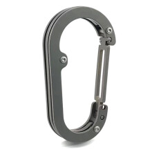 Multifunctional D-Type Hook Carabiner Outdoor Backpack Tools Camping Climbing Buckle Fishing Hook Keychain Lock