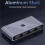 USB 3.0  2 Computer Sharing 4 USB Devices, One-Button Switcher for Keyboard Mouse Printer Scanner USB A 3.2 7