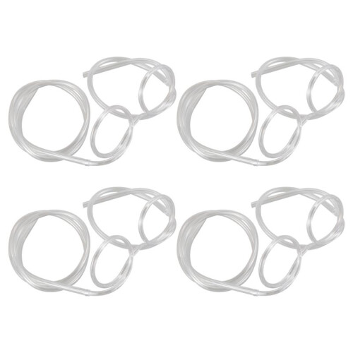 6X Glaeser Form Trinkhalm Zu Trinken - Klar 1