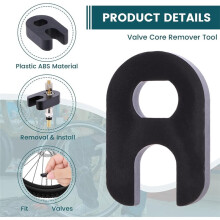 Valve Core & Stem Leak-Proof Valve Cores and Remover Tool Universal for Tubeless Road/MTB Bike Tires