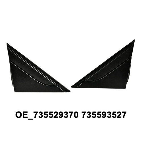 Para  Lancia Ypsilon 2011-2024 Moldura Triangular Do Espelho Retrovisor 735529370 735593527 2