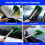 Windshield Cleaning Tool, Extendable Handle with 4 Washable Pads for Car Window and Windshield Cleaning 6