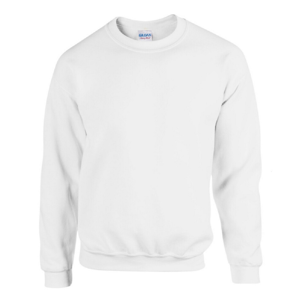 Gildan (Xl, ) Childrens Unisex Heavy Blend Crewneck Sweatshirt (Pack Of 2) White