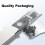 2 Packs 1U Rack XLR Patch Panel , Punched Metal Rack Mount Audio Rack Mount Panel 1U8 5