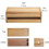 2X Kabel Management Box Holz Kabel Organizer Box (Holz Farbe) 2