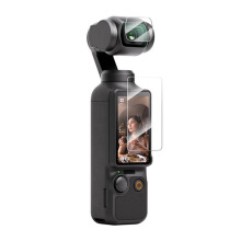 Película Protetora de Vidro Temperado para Tela Do para para Osmo Pocket 4 e Pocket 3, Proteção de Lente, Antirriscos, HD Transparente.