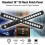 2 Packs 1U Rack XLR Patch Panel , Punched Metal Rack Mount Audio Rack Mount Panel 1U16 3