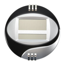 Temperature Display Digital Wall Electronic Clock LCD Moderne Calendar LED Bracket Watch Mute Of Home Office Decoration Black