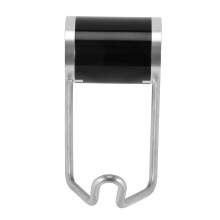 Superlight Front Light Bracket Bike Light Holder for Folding Bicycle Accessories(Black Silver)
