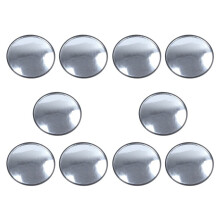 10X, 95mm OD Adhesive Round Convex View Rear Mirror Mirror Side Mirror