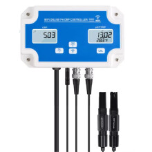 WiFi Water Quality Analyzer Temp PH ORP/Salt/EC/TDS Meter Data Logger Remote Online Monitor for Swimming Pool EU Plug