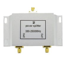 Splitter di Potenza Wireless A Microonde/RF da 1 A 2 con Connettore SMA Femmina (380-2500 MHz) - Divisore di Potenza A Banda Larga