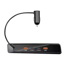 Snellader USB Type-C Splitter voor Q5L 2018-2024 Shunt Hub Dockingstation