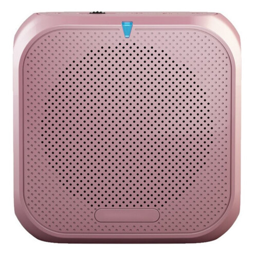 Hoofdbandmicrofoon Luidspreker Stemversterker Recorder Microfoon Luidspreker Audio  Bedrade Microfoon Microfoon Geluidsset Roze