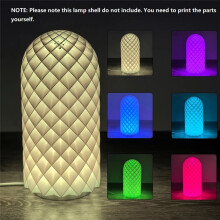 Dla  Wielokolorowe Oświetlenie LED RGB  Wersja Sterowanie Telefonem Komórkowym Zestaw Oświetleniowy Druk 3D Model LED RGB