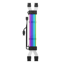 ARGB Extension Cable 2X8Pin Light Strip PCIE GPU Motherboard Extension Cable for Computer Power Supply Motherboard Black