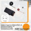 150MHz EMP Generator Light Bulb Detector Electromagnetic Pulse Generator Transmitter with Charger EU Plug 5