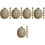 30Pcs Creative Resin Artificial Cantaloupe Fruit Model for Home Decor 3
