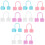 24Pcs Assorted Silicone Straw Plugs Protectors for Everyday Use 2