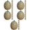 30Pcs Creative Resin Artificial Cantaloupe Fruit Model for Home Decor 6