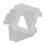 5PCS Cleaning Cloths Replacement for  Winbot W2S /W2S MAX Window Cleaning Robot Replacement Wipes Cleaning Pads 5