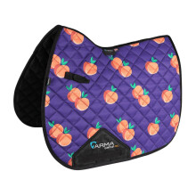 (17in - 18in, Purple/Black) ARMA Fruity Peach Horse Saddlecloth
