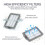 Compatible for    405 / 505 Combo Main Roller Side Brush HEPA Filter Mop Cloth Dust Bag 7