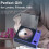 CD Player Portable Personal Desktop CD Player Speakers  Rechargeable Small Compact Retro CD Players for Hotels 5