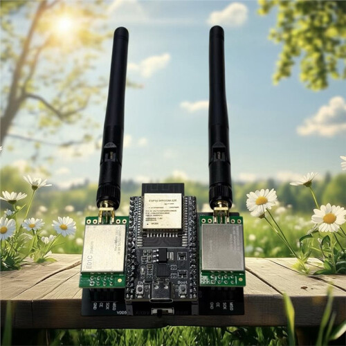 Upgraded ESP32 DevKitC + NRF24L01 Module Development Board Support for  WiFi 2.4G Signal Amplifier