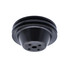 SWP-Wasserpumpenriemenscheibe Aus Stahl, 5/8"-Doppelnut, 6,6" Außendurchmesser, Kurz, für Chevy SBC 262, 265, 267, 283, 302, 305, 307, 327, 350, 400