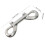 10pcs Scuba Diving Double End Bolt Snap Hook Clips Zinc Alloy Quick Draw Link Carabiner B-Shape Spring Hook 6
