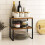 2 Pack Cabinet Shelf Organizers , Kitchen Counter Rack Shelves Riser, Stackable Expandable Spice Rack Brown 3
